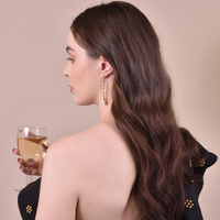 Culturesse Ellen Mismatching Pearl Drop Earrings images 6