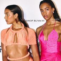 Culturesse Raya Bold Arc Resin Drop Earrings (Caramel Brown) images 6