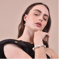 Culturesse Valeria Baroque Pearl Drop Earrings images 6