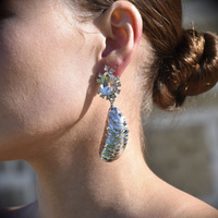 Culturesse Reva Shell Sparkle Earrings images 6