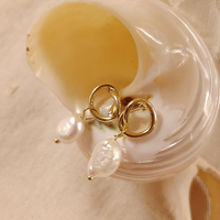 Culturesse Grace Dainty Freshwater Pearl Stud Earrings images 6