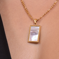 Culturesse Chande Mother Of Pearl Pendant Necklace images 6