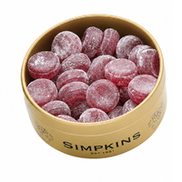 Simpkins Black Currant Drops 200g Tin Sweets Candy Lollies images 6