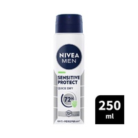 Nivea Men Sensitive Protect Quick Dry Anti-Perspirant 250mL images 7
