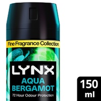 Lynx Fine Fragrance Body Spray Aqua Bergamot 150mL x 6 images 7