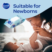 Curash Simply Water Baby Wipes 3 x 80 Pack images 7