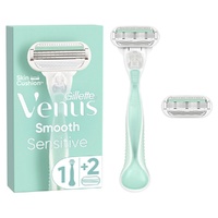 Gillette Venus Smooth Sensitive Razor Handle + 2 Refills 3 Piece images 7