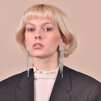Culturesse Emilio Crystal Diamante Earrings (My ears are pierced) images 7