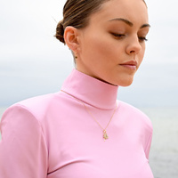 Culturesse Billie Dainty Padlock Mismatched Earrings images 7