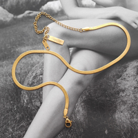 Culturesse Oura Modern Muse Snake Chain Choker images 7