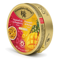 Cavendish & Harvey Mini Drops Passionfruit Raspberry Pineapple Mango 130g images 7