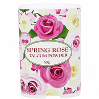 Le Fleur Spring Rose Luxury Talcum Powder 50g Floral Fragrance images 7