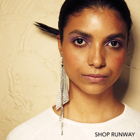 Culturesse Gem Runway Spotlight Mesh Earrings (My ears are not pierced) images 7