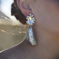 Culturesse Reva Shell Sparkle Earrings images 7