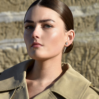 Culturesse Austen Diamante Thorn Earrings images 7