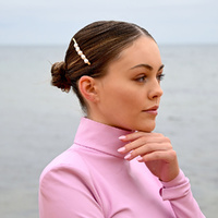 Culturesse Lulu Freshwater Pearl Hair Clip images 7