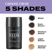 Toppik Hair Building Fibres Black 12g images 8