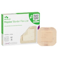 Molnlycke Mepilex Border Flex Lite Foam Dressing 7.5cm x 7.5cm 5 Pack images 8