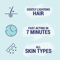 Nair Cream Hair Bleach for Face & Body images 8