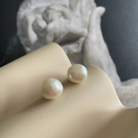 Culturesse Bay Baroque Pearl Stud Earrings (Imperfect No.1) images 8
