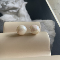 Culturesse Bay Baroque Pearl Stud Earrings (Imperfect No.5) images 8