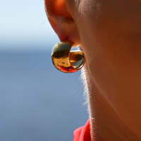 Culturesse Maxine Fashionista Chunky Bowl Earrings  images 8