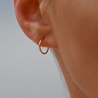 Culturesse Billie Dainty Padlock Mismatched Earrings images 8