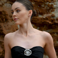 Culturesse Gemini Artisan Zirconia Pavé Stud Earrings (Silver) images 8