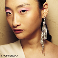 Culturesse Gem Runway Spotlight Mesh Earrings (My ears are not pierced) images 8
