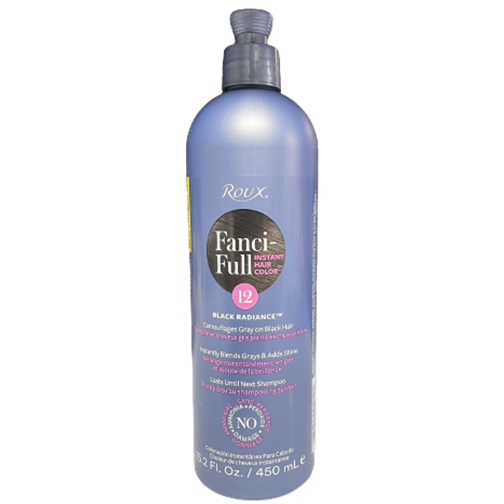 Roux Fanci Full Instant Hair Color Rinse 12 Black Radience 450ml - Simply  For Me
