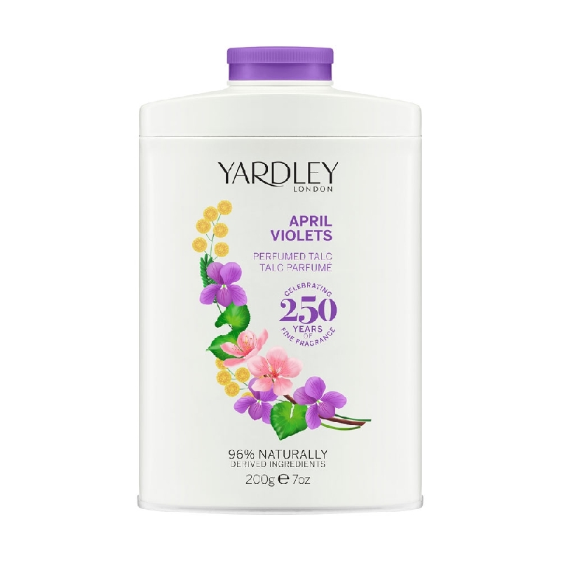 yardley april violets talcum powder