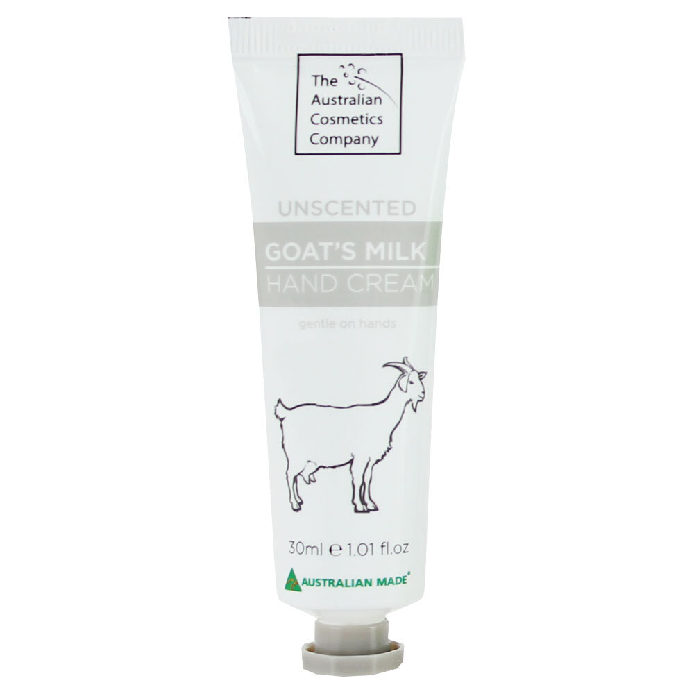 The Australian Cosmetics Company Goat's Milk Hand Cream Unscented 30ml  Simply For Me
