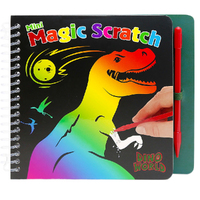 Dino World Mini Magic Scratch Kids Activity Book