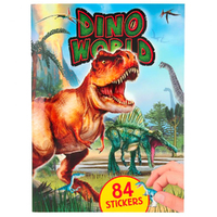 Dino World with Puffy Stickers Kids Activity Book