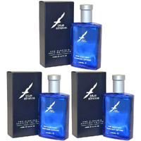 Blue Stratos Pre Electric After Shave Lotion 3 Pack 100ml Cooling Shave Prep