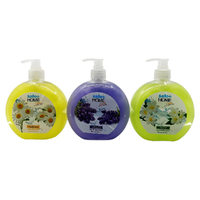 Safe Home Care Liquid Hand Soap Pump Trio 3 x 500ml Chamomile, Lavender & Jasmine