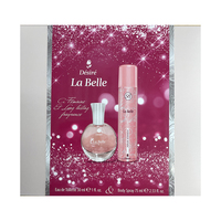 Desire La Belle Womens Deo Body Spray 75ml + Eau de Toilette 30ml Gift Pack Set