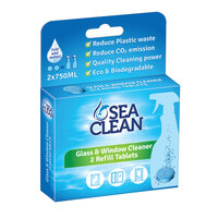 Seaclean Glass & Window Cleaner Refill Tablets x 2