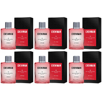 Crewman Intense Mens Eau De Toilette EDT 100ml x 6 Bold Spicy Fragrance