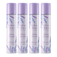 Lulu Grace Private Collection Lavender Body Spray 75ml 4 Pack