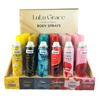 Lulu Grace Body Spray 75mL Assorted Scents Counter Display of 24