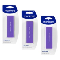 Manicare 4 Way Buffer x 3 Bundle of 3