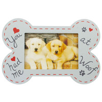 Bone Shape Picture Photo Frame You Had Me At Woof Design Home Decor