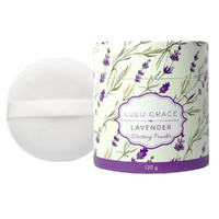 Lulu Grace 120gm Lavender Dusting Powder with Puffer