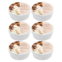Lulu Grace Shea Butter Body Butter 200g 6 Pack Super Rich Cream Set