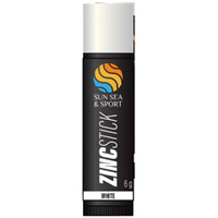 Sun Sea and Sport White Zinc Stick 6g Water Resistant Face Paint