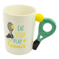 Curtis & Wade Novelty Mug Tennis Handle