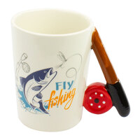 Curtis & Wade Novelty Mug Fly Fishing Handle