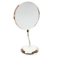 Lulu Grace Round Mirror Flexible Stand Rose Gold 15cm