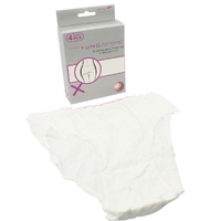 Safe Home Care 4-Piece Womens Disposable Panties Small